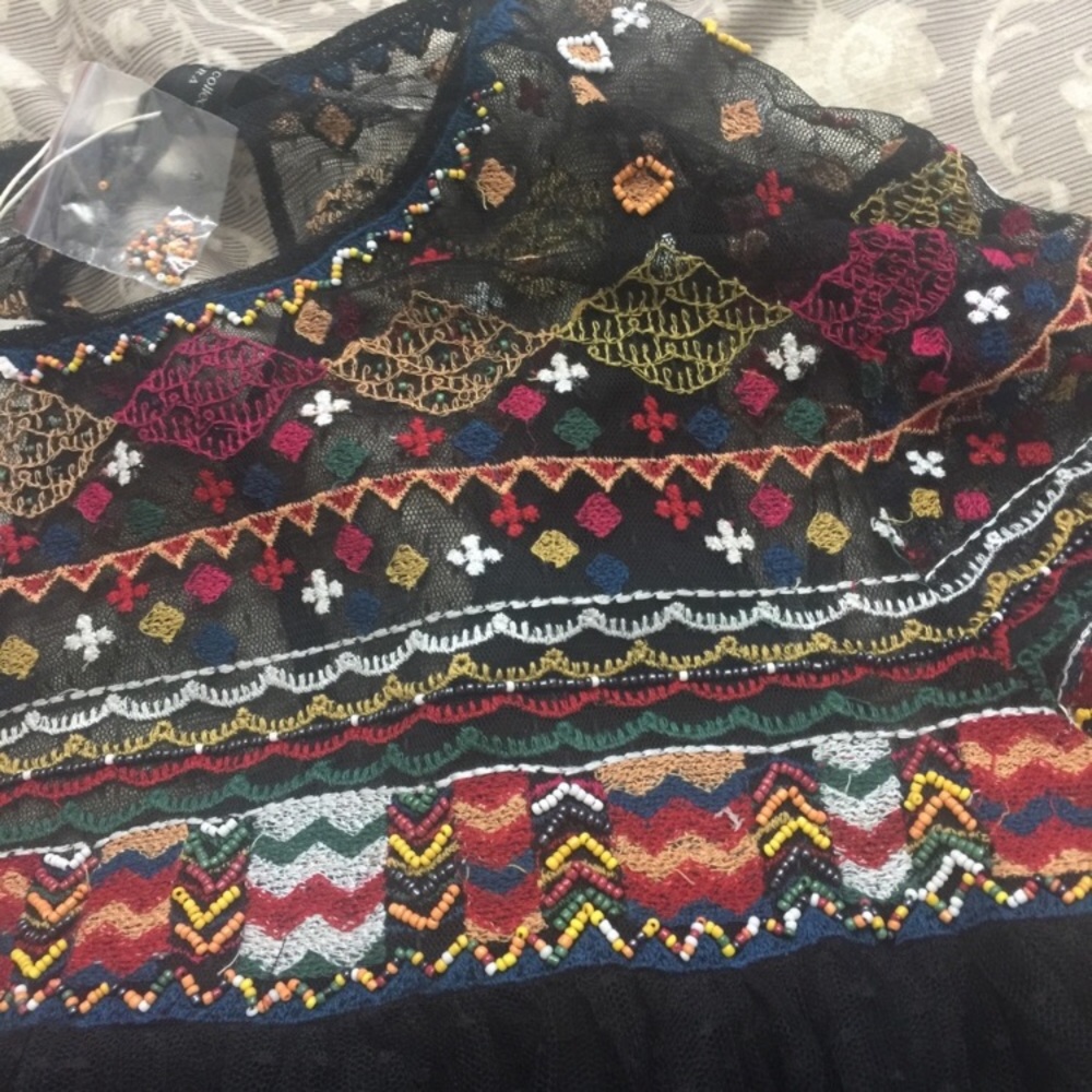 NWT Zara Embroidered Dotted Tulle Top Rare - Picture 6 of 7